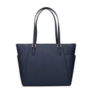 Blue Leather Shoulder Bag