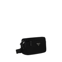Black Recycled Polyamide Shoulder Bag
