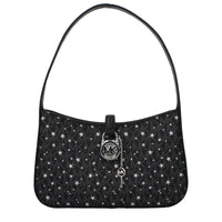 Black Fabric Handbag