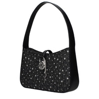 Black Fabric Handbag