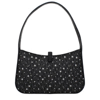 Black Fabric Handbag