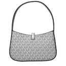 Gray Fabric Handbag