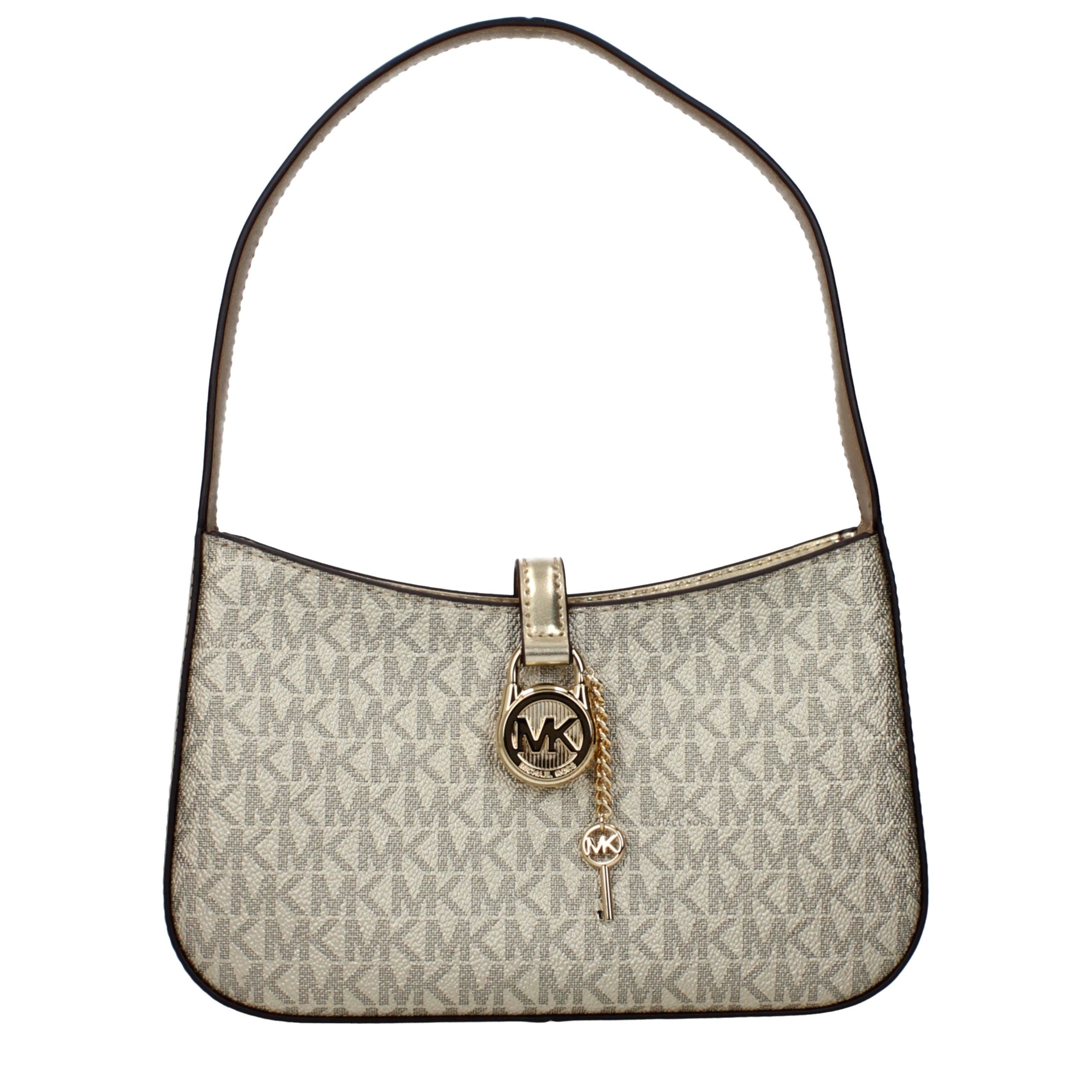 Gold Fabric Handbag