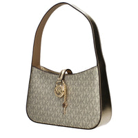 Gold Fabric Handbag
