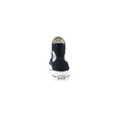 Black Polyester High Top Sneakers
