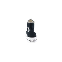 Black Polyester High Top Sneakers