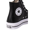 Black Polyethylene Platform Sneakers