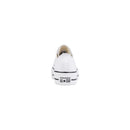 White Leather Platform Sneakers