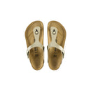 Gold Synthetic Flat Sandals
