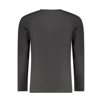 Black Cotton Men T-Shirt