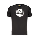 Black Cotton Men's T-Shirt