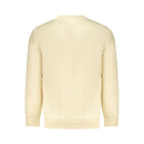 Beige Cotton Men Sweatshirt