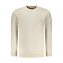 Beige Cotton Men Sweatshirt