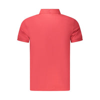 Red Cotton Men Polo Shirt