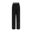 Black Triacetate Dress Pants