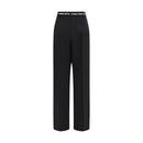 Black Triacetate Dress Pants