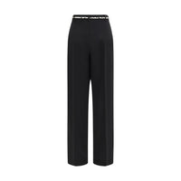 Black Triacetate Dress Pants