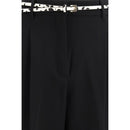 Black Triacetate Dress Pants