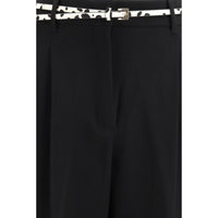 Black Triacetate Dress Pants