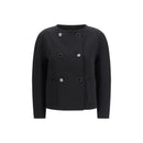 Black Triacetate Coat
