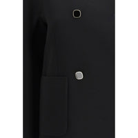 Black Triacetate Coat