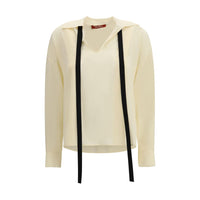 Beige Silk Blouse