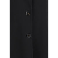 Black Triacetate Coat