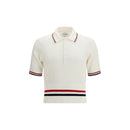 White Cotton Polo Shirt
