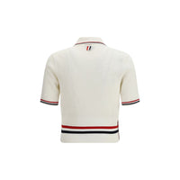 White Cotton Polo Shirt