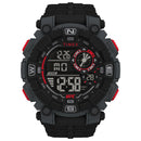 Black Rubber Sport Watch