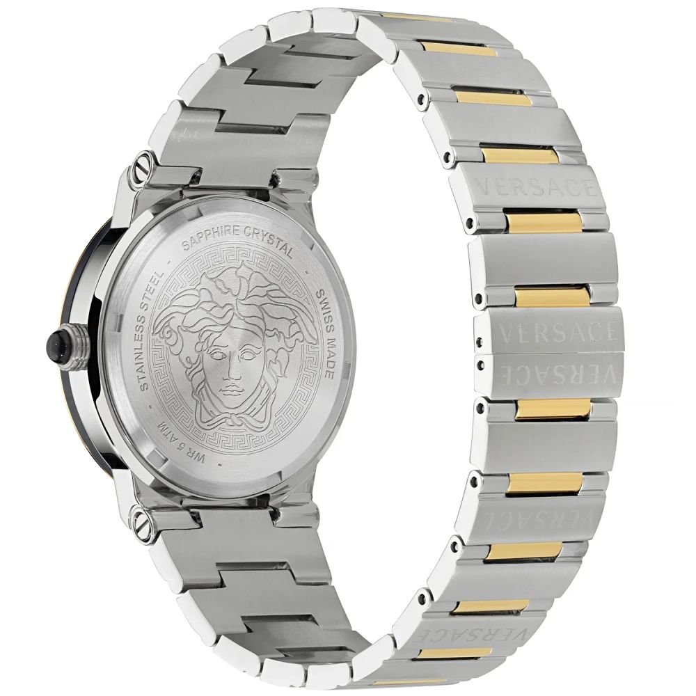Gray Stainless Steel Dress Watch