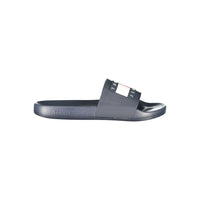 Blue Polyurethane Men's Slipper