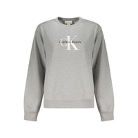 Grigio Cotton Women Sweatshirt
