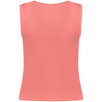 Pink Cotton Women's Tank Top