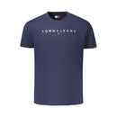 Blue Cotton Men's T-Shirt