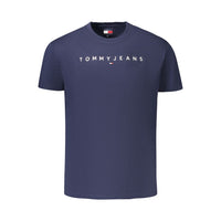 Blue Cotton Men's T-Shirt