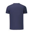 Blue Cotton Men's T-Shirt