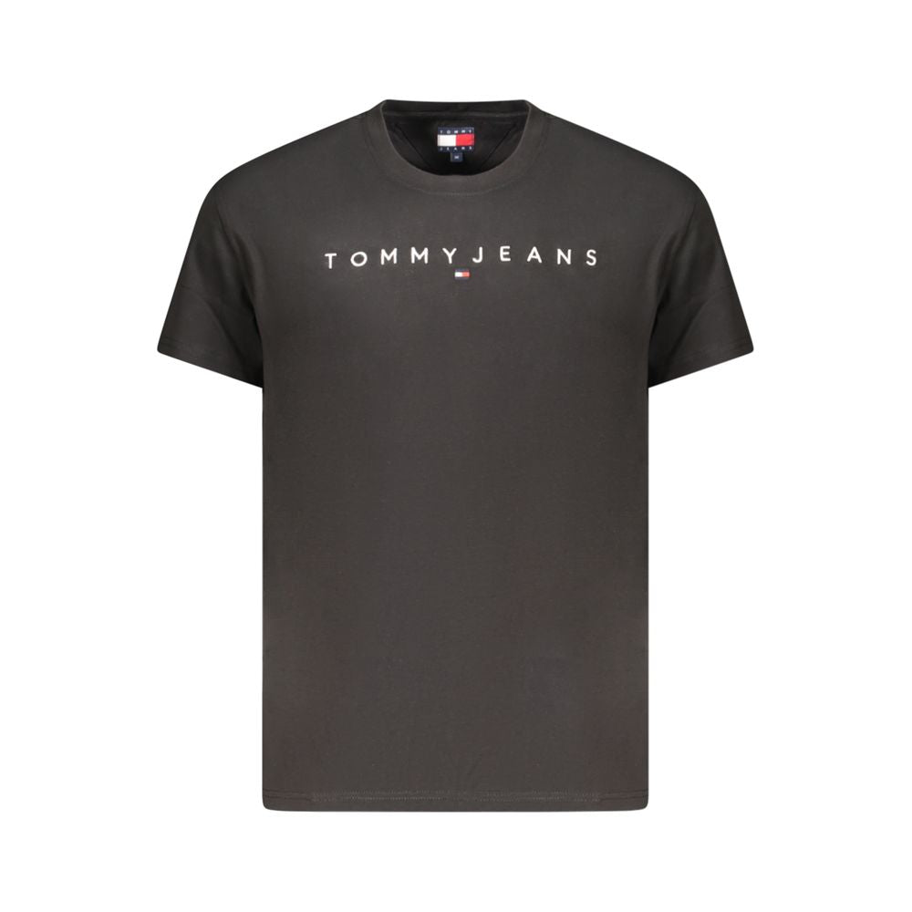 Black Cotton Mens T-Shirt