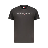 Black Cotton Mens T-Shirt