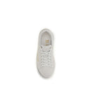White Calf Leather Bos Taurus Low Top Sneakers
