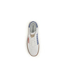 White Calf Leather Bos Taurus Chunky Sneakers