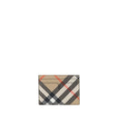 Beige Cotton Cardholder