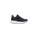 Black Polyethylene Low Top Sneakers