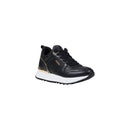 Black Polyethylene Low Top Sneakers