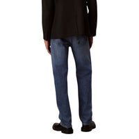 Blue Cotton Relaxed Fit Jeans