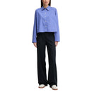 Blue Cotton Blouse