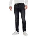 Blue Cotton Skinny Jeans