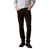 Black Cotton Skinny Jeans