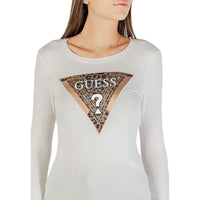 Cream Cotton Long Sleeve T-Shirt