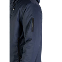 Blue Polyester Coat